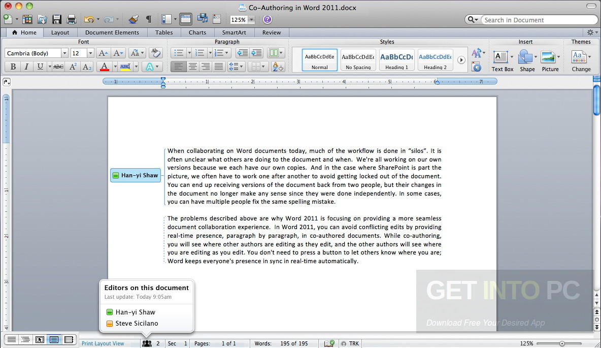 microsoft office 2011 for os x